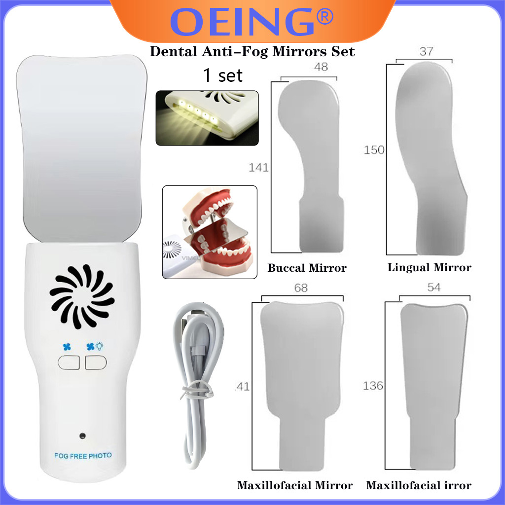 Photography Lighting Game - Set Cermin Anti-Kabut AG Dental untuk