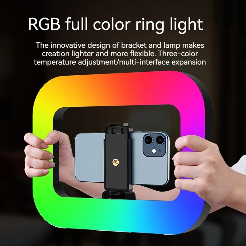 Lampu Cincin RGB Portabel untu - Photography Lighting Handheld ulasan dan harga
