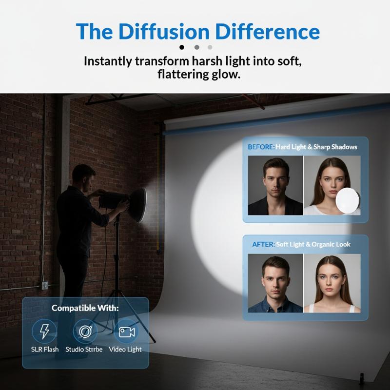 Penutup Kain dengan Cahaya Lem - Photography Lighting Meter ulasan dan harga